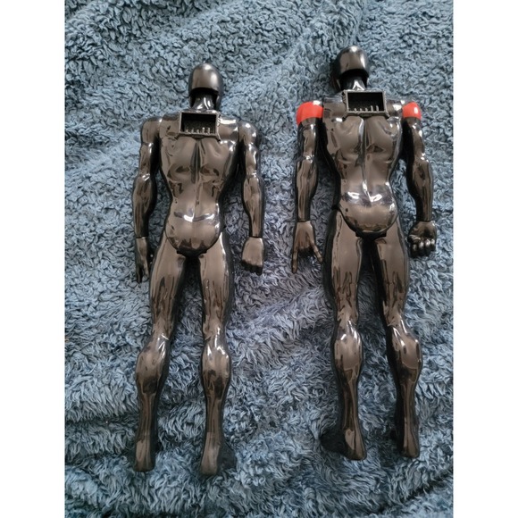 (2) 2017 Marvel Titan Hero Spiderman MAX VENOM Miles Morales And Black Suit 11" - Picture 5 of 7